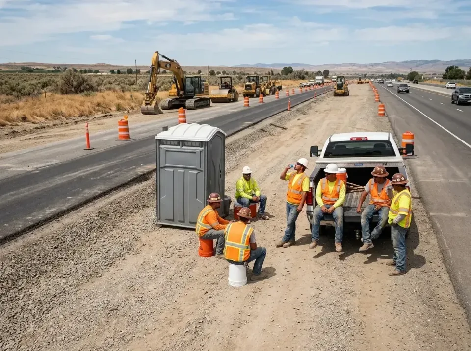 highway-road-construction-crew-007 — frequently asked questions, Porta Potty and Restroom Rentals in Shafter, CA